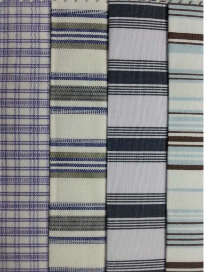 DG- SNYU 網格條T/C 32*32/130*70 細斜紋40*40/133*72 絹條20*20/100*50 耐漂白水 耐氯漂 制服 Anti bleaching bleaching resistant 側面照